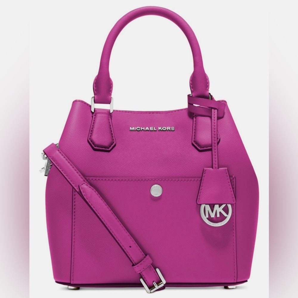 Michael Kors Greenwich Medium Tote in Fuschia LIKE NEW